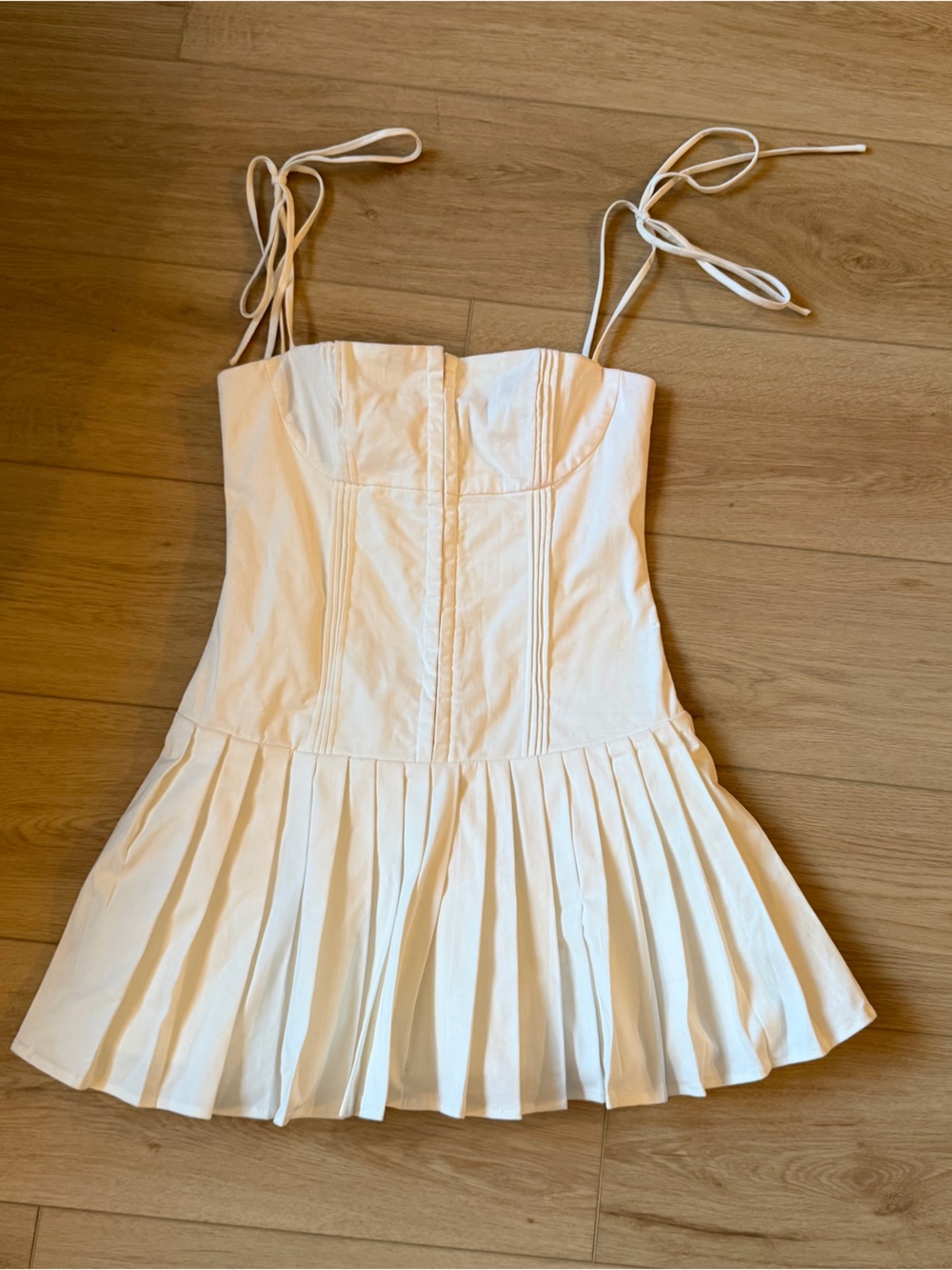 Edikted Perri Pleated Corset Mini Dress Festivals